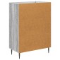 vidaXL Ντουλάπι με Συρτάρια Γκρι Sonoma 66 x 34,5 x 89,5 εκ