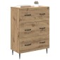 vidaXL Ντουλάπι με Συρτάρια 66 x 34,5 x 89,5 εκ Επεξεργασμένο Ξύλο