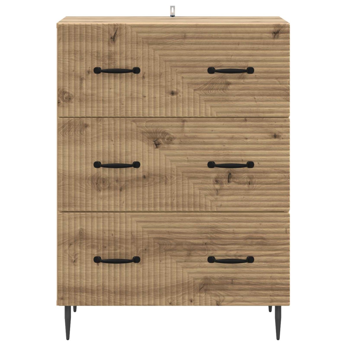 vidaXL Ντουλάπι με Συρτάρια 66 x 34,5 x 89,5 εκ Επεξεργασμένο Ξύλο