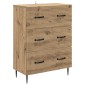 vidaXL Ντουλάπι με Συρτάρια 66 x 34,5 x 89,5 εκ Επεξεργασμένο Ξύλο