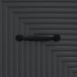 vidaXL Ντουλάπι με Συρτάρια Μαύρο 33 x 34,5 x 89,5 εκ