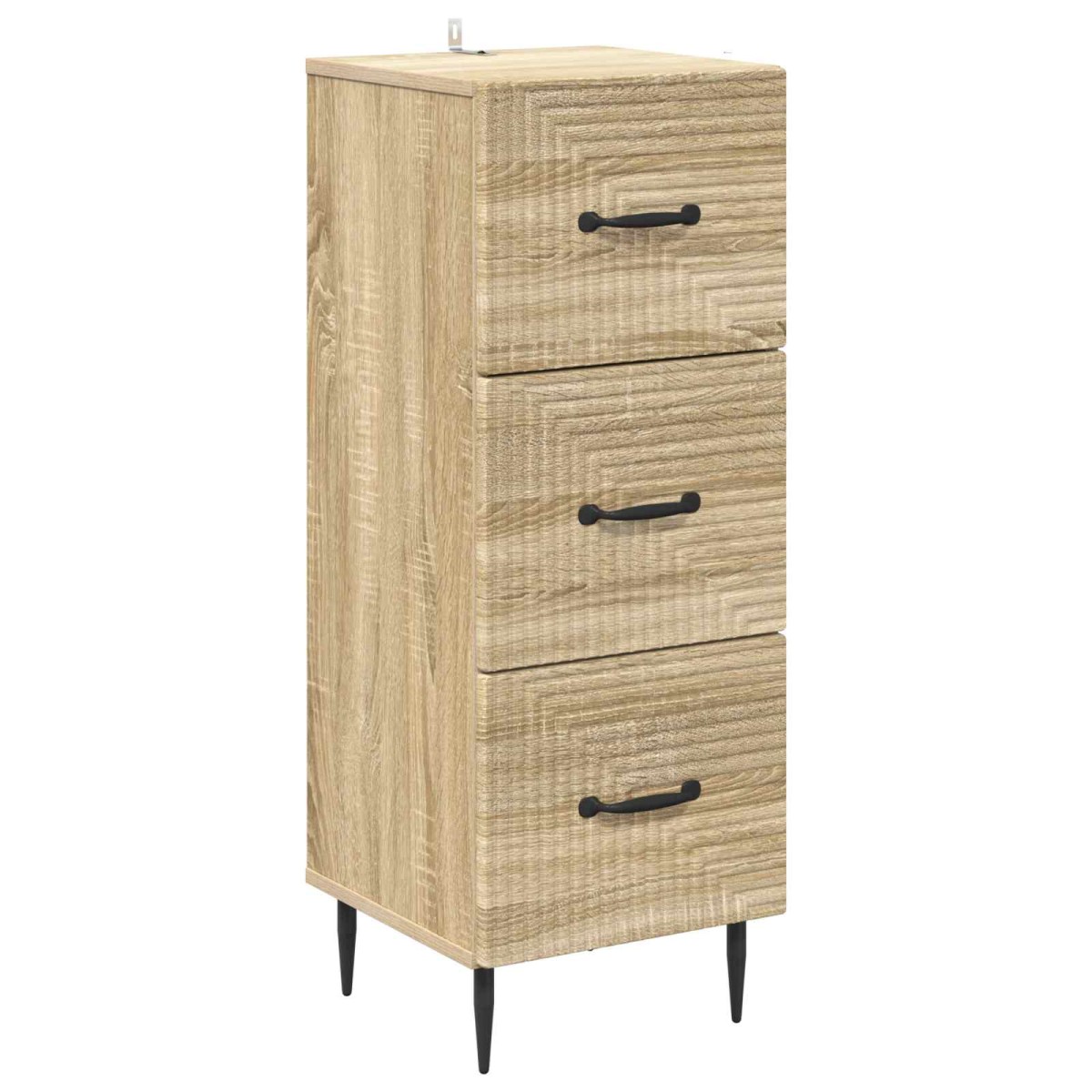 vidaXL Ντουλάπι με Συρτάρια Sonoma Δρυς 33 x 34,5 x 89,5 εκ