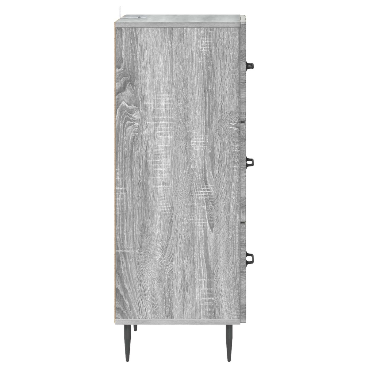 vidaXL Ντουλάπι με Συρτάρια Γκρι Sonoma 33 x 34,5 x 89,5 εκ