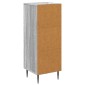 vidaXL Ντουλάπι με Συρτάρια Γκρι Sonoma 33 x 34,5 x 89,5 εκ
