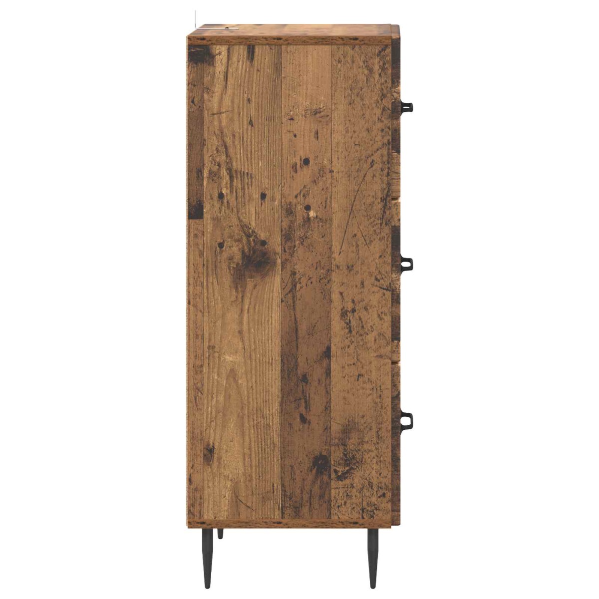 vidaXL Ντουλάπι με Συρτάρια Παλαιωμένο ξύλο 33 x 34,5 x 89,5 εκ