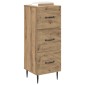 vidaXL Ντουλάπι με Συρτάρια 33 x 34,5 x 89,5 εκ Επεξεργασμένο Ξύλο