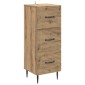 vidaXL Ντουλάπι με Συρτάρια 33 x 34,5 x 89,5 εκ Επεξεργασμένο Ξύλο