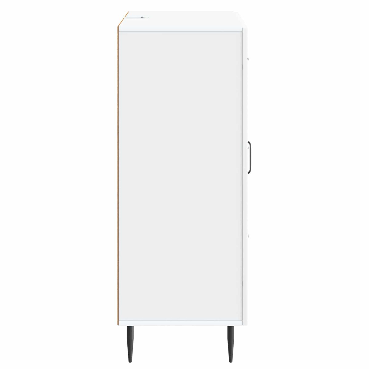 vidaXL Πλαϊνό γραφείο Λευκό 66 x 34,5 x 89,5 εκ Επεξεργασμένο Ξύλο