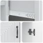 vidaXL Πλαϊνό γραφείο Λευκό 66 x 34,5 x 89,5 εκ Επεξεργασμένο Ξύλο