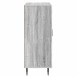 vidaXL Πλαϊνό γραφείο με συρτάρι Γκρι Sonoma 66 x 34,5 x 89,5 εκ