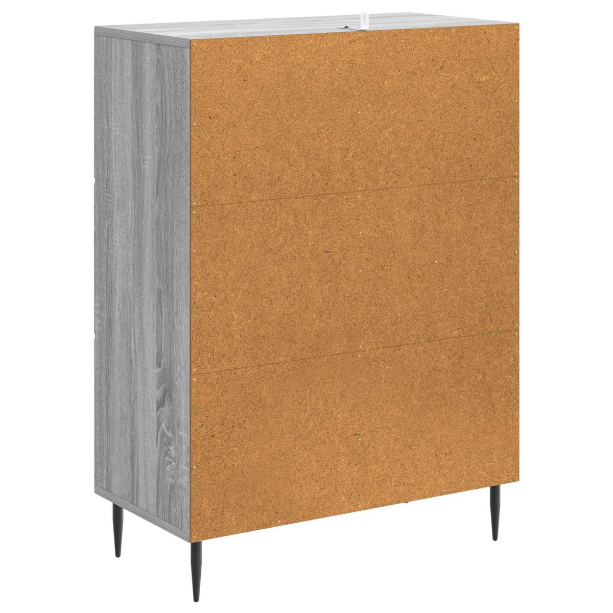 vidaXL Πλαϊνό γραφείο με συρτάρι Γκρι Sonoma 66 x 34,5 x 89,5 εκ