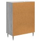 vidaXL Πλαϊνό γραφείο με συρτάρι Γκρι Sonoma 66 x 34,5 x 89,5 εκ