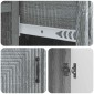 vidaXL Πλαϊνό γραφείο με συρτάρι Γκρι Sonoma 66 x 34,5 x 89,5 εκ