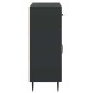 vidaXL Πλαϊνό γραφείο Μαύρο 66 x 34,5 x 89,5 εκ Επεξεργασμένο Ξύλο