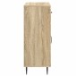 vidaXL Πλαϊνό γραφείο με συρτάρι Sonoma Δρυς 66 x 34,5 x 89,5 εκ