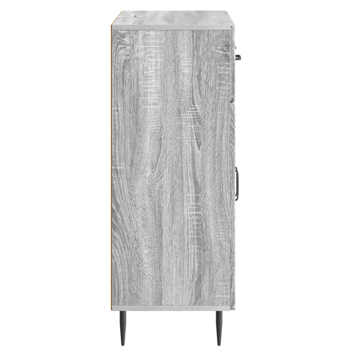 vidaXL Πλαϊνό γραφείο με συρτάρι Γκρι Sonoma 66 x 34,5 x 89,5 εκ