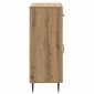 vidaXL Πλαϊνό γραφείο Artisan Δρυς 66 x 34,5 x 89,5 εκ