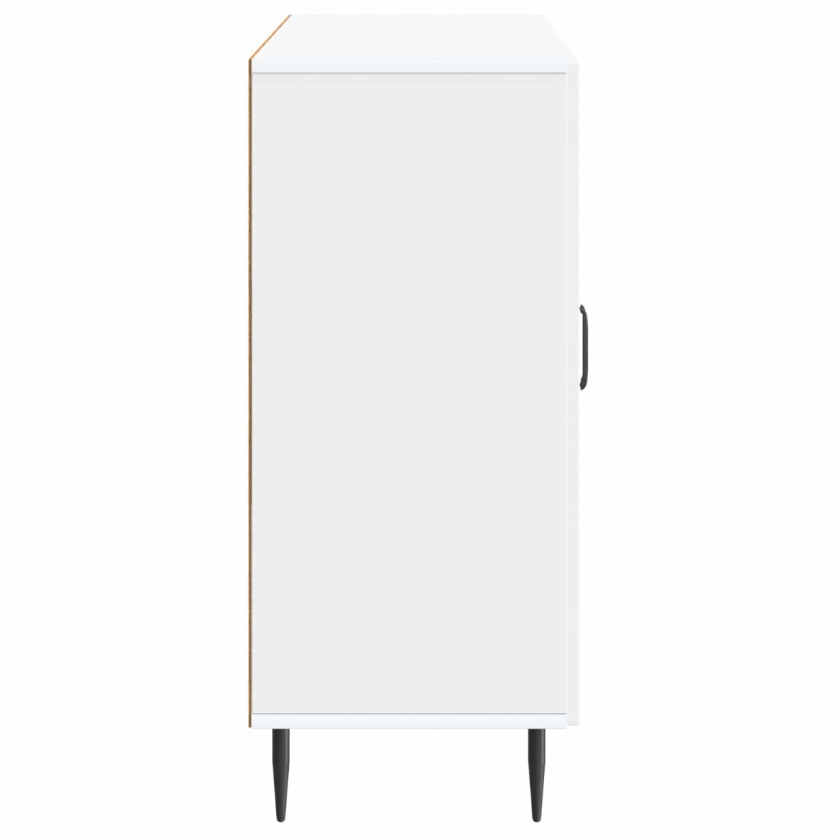 vidaXL Πλαϊνό γραφείο Λευκό 89 x 34,5 x 80 εκ Επεξεργασμένο Ξύλο