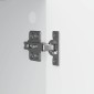 vidaXL Πλαϊνό γραφείο Λευκό 89 x 34,5 x 80 εκ Επεξεργασμένο Ξύλο