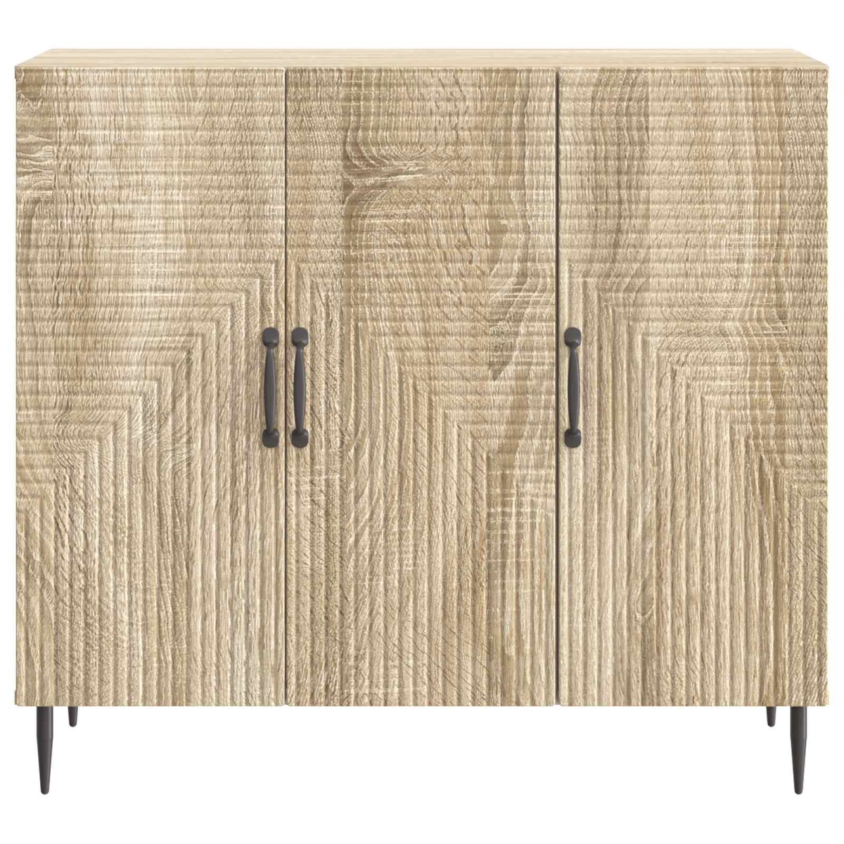 vidaXL Πλαϊνό γραφείο Sonoma Δρυς 89 x 34,5 x 80 εκ Επεξεργασμένο Ξύλο