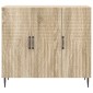 vidaXL Πλαϊνό γραφείο Sonoma Δρυς 89 x 34,5 x 80 εκ Επεξεργασμένο Ξύλο
