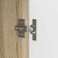 vidaXL Πλαϊνό γραφείο Sonoma Δρυς 89 x 34,5 x 80 εκ Επεξεργασμένο Ξύλο