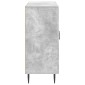 vidaXL Πλαϊνό γραφείο Γκρι Σκυροδέματος 89 x 34,5 x 80 εκ