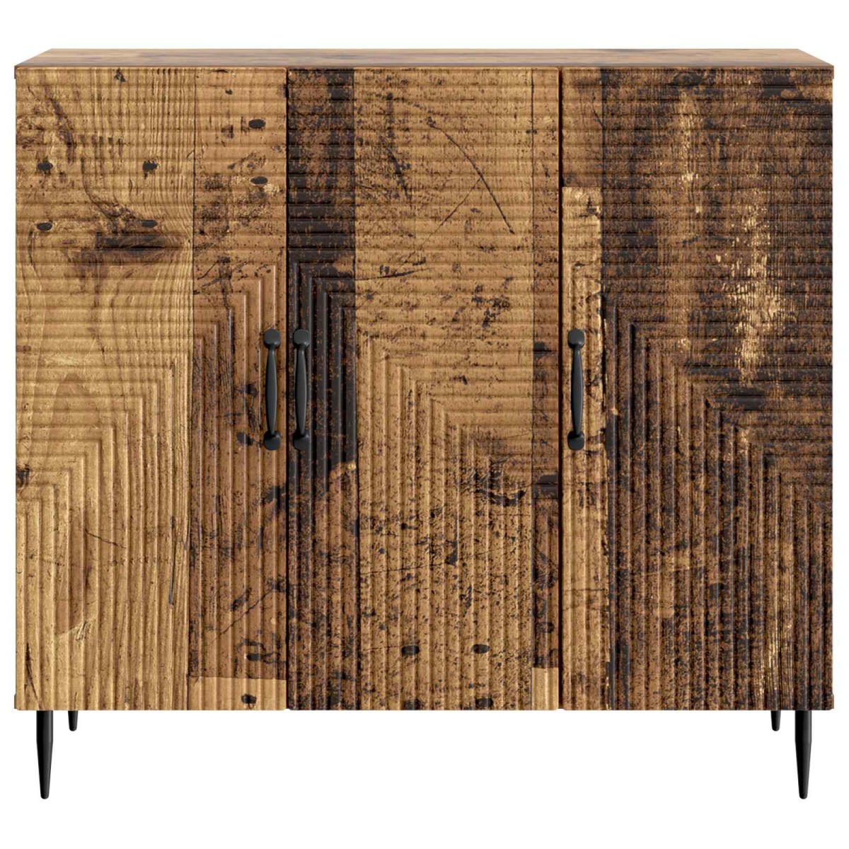 vidaXL Πλαϊνό γραφείο Παλαιωμένο ξύλο 89 x 34,5 x 80 εκ