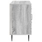 vidaXL Πλαϊνό γραφείο με συρτάρι Γκρι Sonoma 89 x 34,5 x 60 εκ.