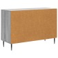 vidaXL Πλαϊνό γραφείο με συρτάρι Γκρι Sonoma 89 x 34,5 x 60 εκ.