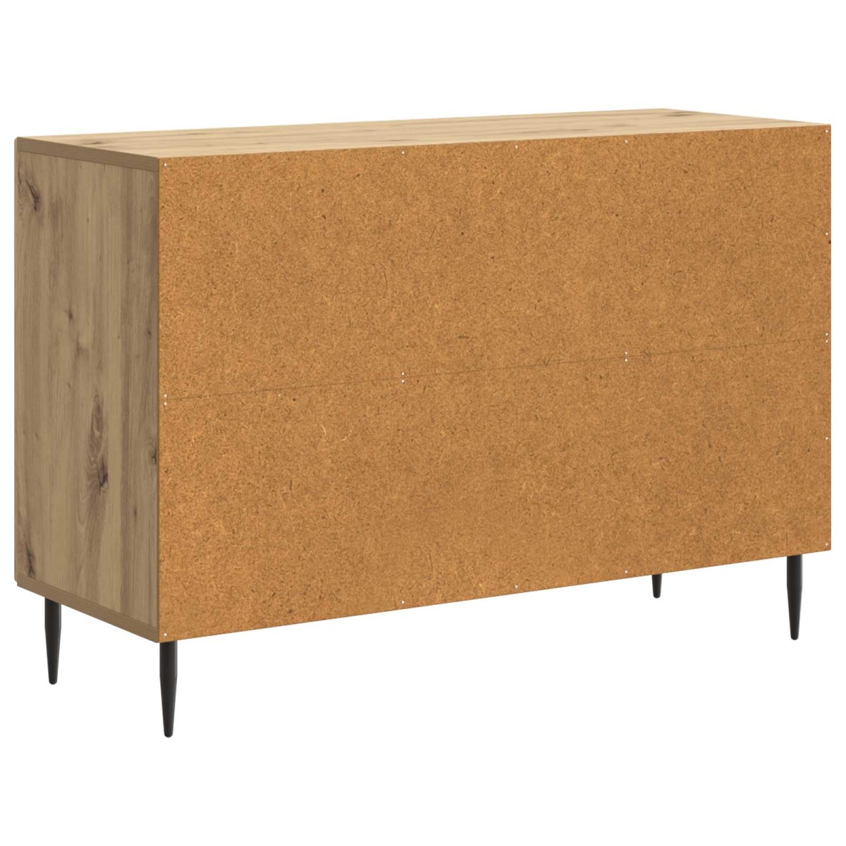 vidaXL Πλαϊνό γραφείο Artisan Δρυς 89 x 34,5 x 60 εκ.