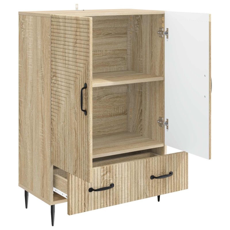 vidaXL Πλαϊνό γραφείο με συρτάρι Sonoma Δρυς 66 x 34,5 x 95 εκ.