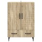 vidaXL Πλαϊνό γραφείο με συρτάρι Sonoma Δρυς 66 x 34,5 x 95 εκ.