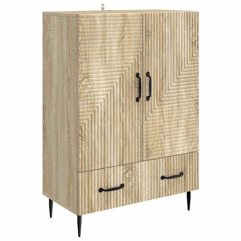 vidaXL Πλαϊνό γραφείο με συρτάρι Sonoma Δρυς 66 x 34,5 x 95 εκ.