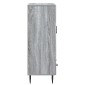 vidaXL Πλαϊνό γραφείο με συρτάρι Γκρι Sonoma 66 x 34,5 x 95 εκ.
