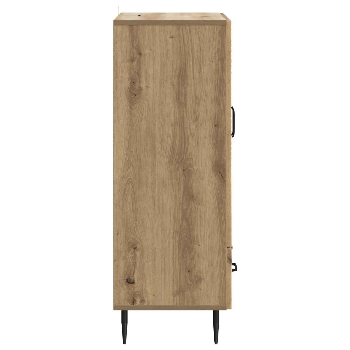 vidaXL Πλαϊνό γραφείο Artisan Δρυς 66 x 34,5 x 95 εκ.