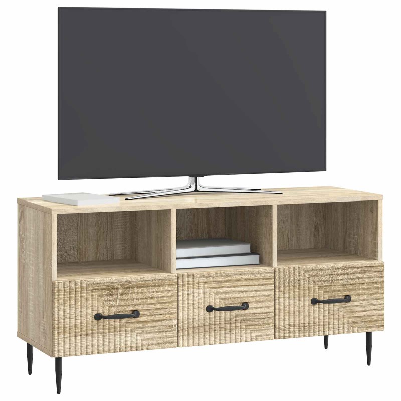 vidaXL Ντουλάπι TV Sonoma Δρυς 102 x 34,5 x 50 εκ. Επεξεργασμένο Ξύλο