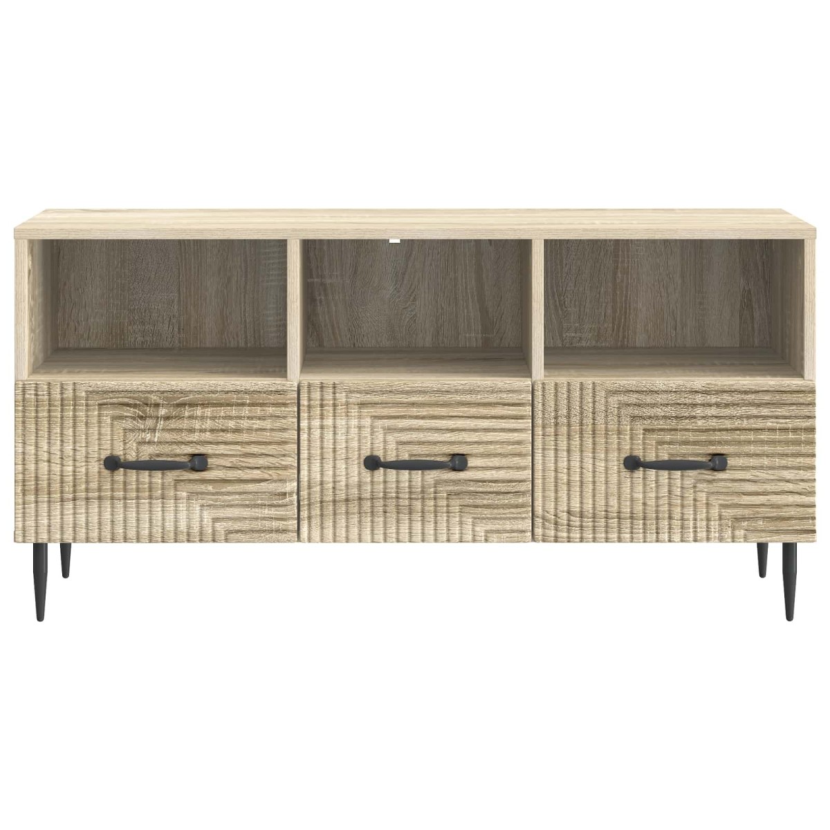 vidaXL Ντουλάπι TV Sonoma Δρυς 102 x 34,5 x 50 εκ. Επεξεργασμένο Ξύλο