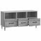 vidaXL Ντουλάπι TV Γκρι Sonoma 102 x 34,5 x 50 εκ. Επεξεργασμένο Ξύλο