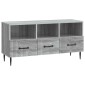 vidaXL Ντουλάπι TV Γκρι Sonoma 102 x 34,5 x 50 εκ. Επεξεργασμένο Ξύλο