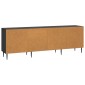 vidaXL Ντουλάπι TV Μαύρο 150 x 31 x 50 εκ. Επεξεργασμένο Ξύλο