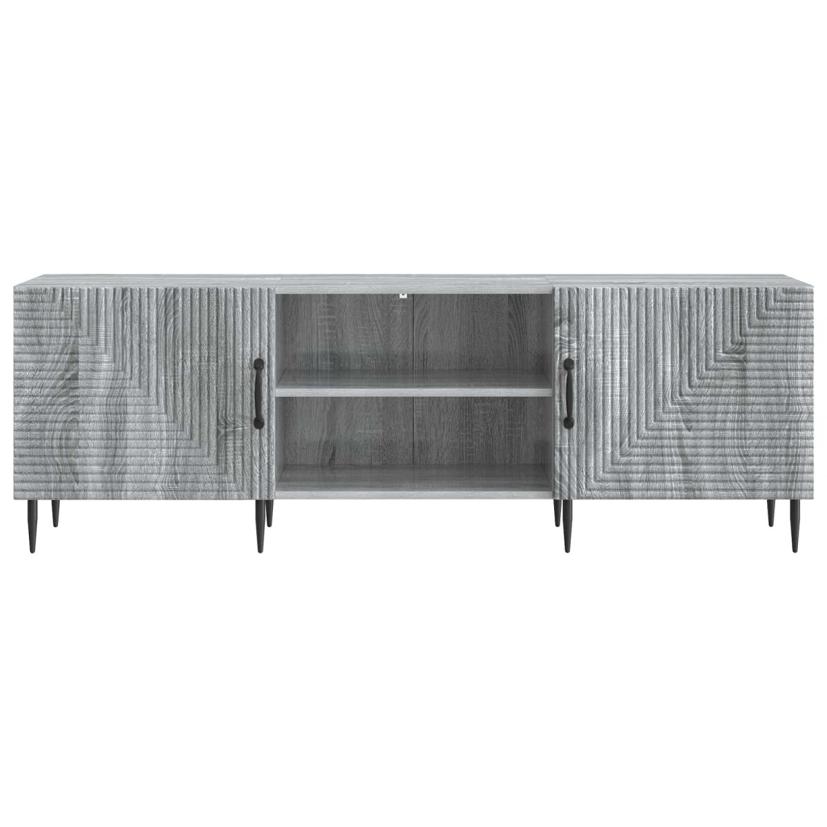 vidaXL Ντουλάπι TV Γκρι Sonoma 150 x 31 x 50 εκ. Επεξεργασμένο Ξύλο