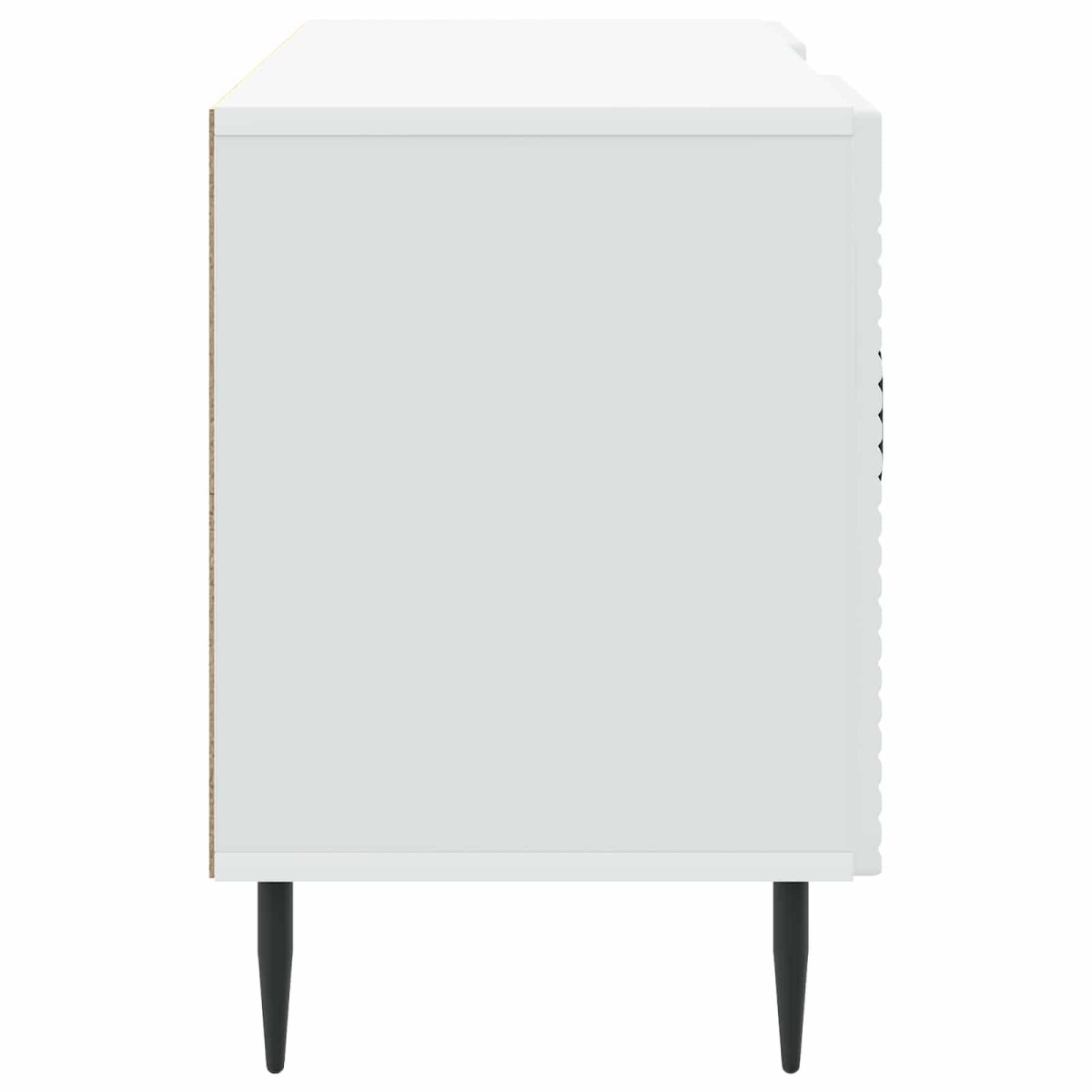 vidaXL Ντουλάπι TV Λευκό 102 x 34,5 x 50 εκ. Επεξεργασμένο Ξύλο