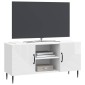 vidaXL Ντουλάπι TV Γυαλιστερό Λευκό 102 x 34,5 x 50 εκ.