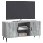 vidaXL Ντουλάπι TV Γκρι Sonoma 102 x 34,5 x 50 εκ. Επεξεργασμένο Ξύλο