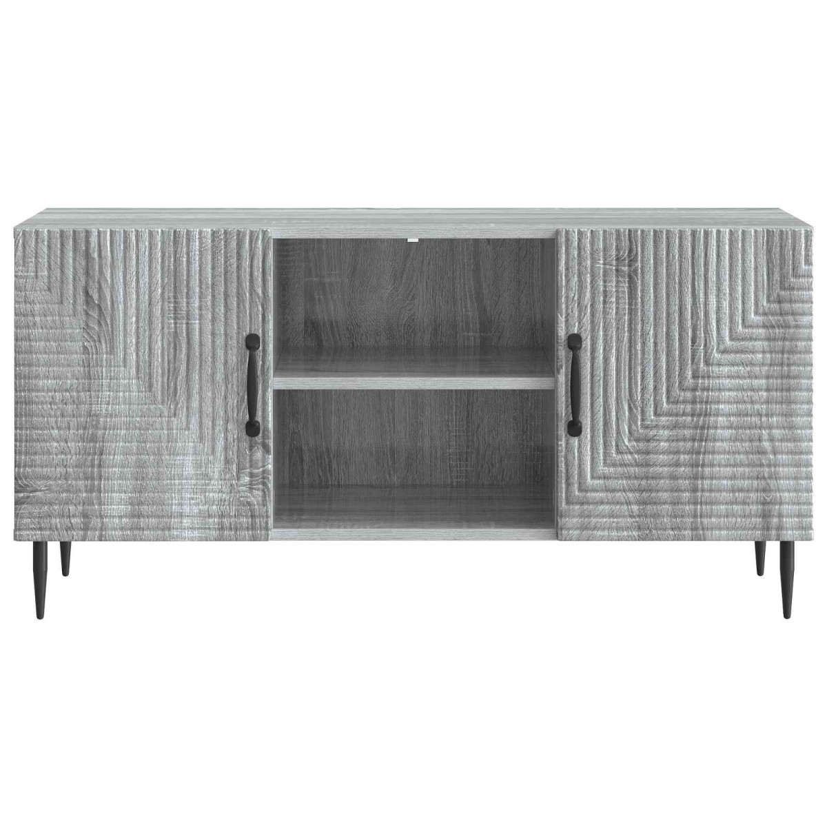 vidaXL Ντουλάπι TV Γκρι Sonoma 102 x 34,5 x 50 εκ. Επεξεργασμένο Ξύλο