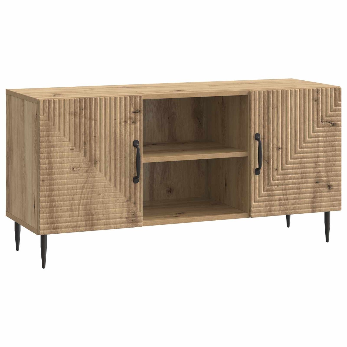 vidaXL Ντουλάπι TV 102 x 34,5 x 50 εκ. Artisan Δρυς Επεξεργασμένο Ξύλο