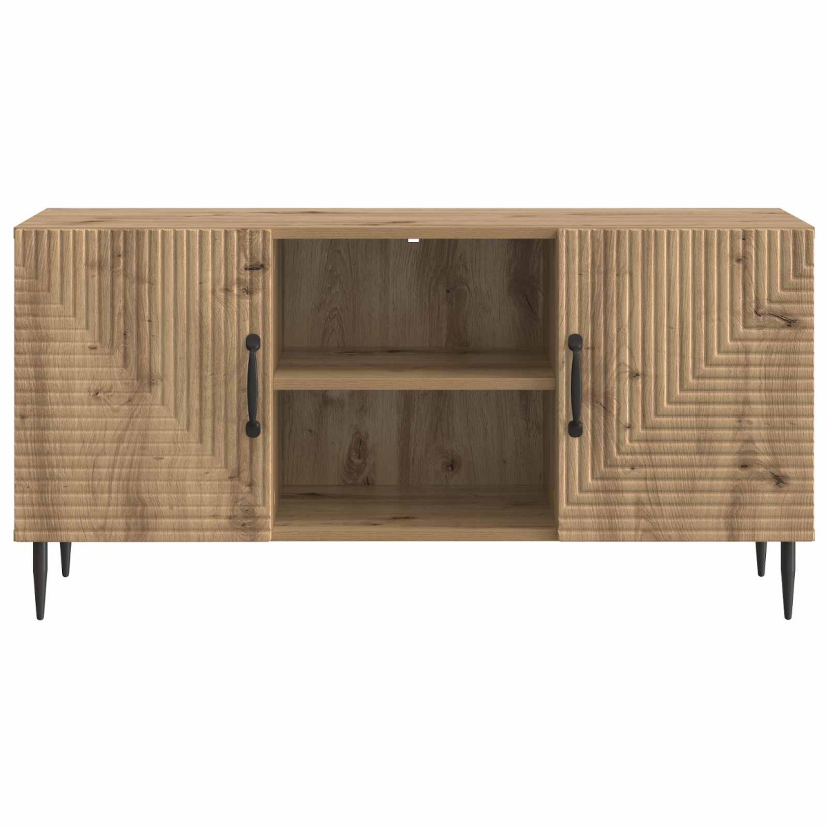 vidaXL Ντουλάπι TV 102 x 34,5 x 50 εκ. Artisan Δρυς Επεξεργασμένο Ξύλο