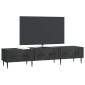 vidaXL Ντουλάπι TV Μαύρο 147 x 34,5 x 30 εκ Επεξεργασμένο Ξύλο