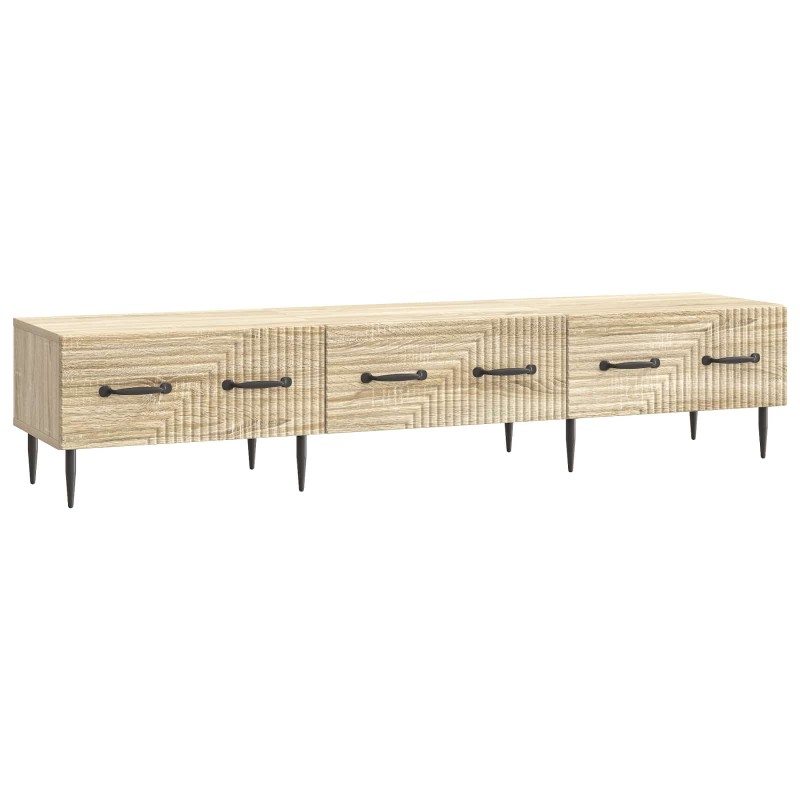 vidaXL Ντουλάπι TV Sonoma Δρυς 147 x 34,5 x 30 εκ Επεξεργασμένο Ξύλο